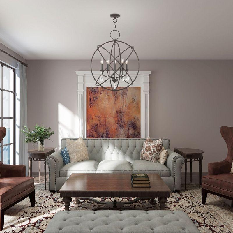 Aria 5 - Light Dimmable Globe Chandelier