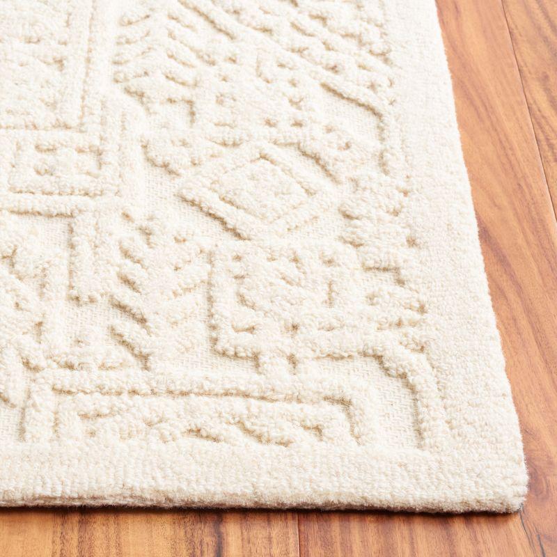 Textural TXT107 Hand Tufted Indoor Area Rug - Ivory - 8'x10' - Safavieh