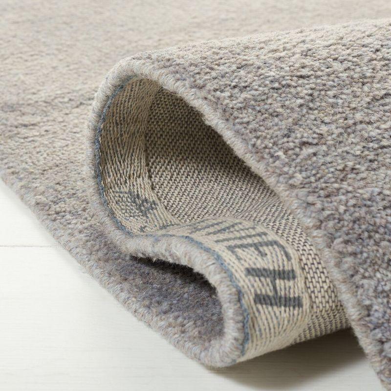Himalaya HIM610 Handmade Area Rug - 6' Round - Grey - Safavieh