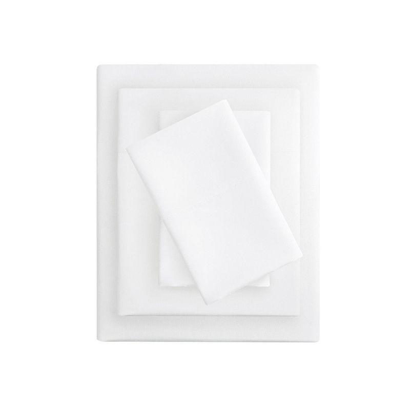 Full White Microfiber All Season Soft Touch Sheet Set