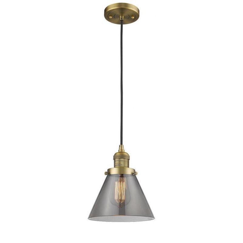 Innovations Lighting Cone 1 - Light Pendant in  Brushed Brass