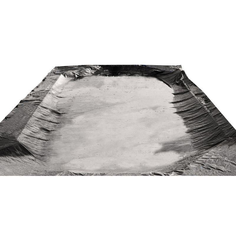 Super Deluxe Silver 16' x 32' Rectangular Winter Pool Cover