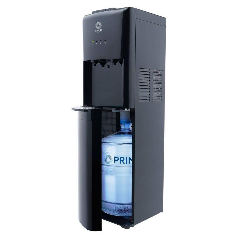 Primo Bottom Load Hot and Cold Freestanding Steel Electric Water Dispenser Black: 4.5 Gal Capacity, 165°F Hot, 36°F Cold