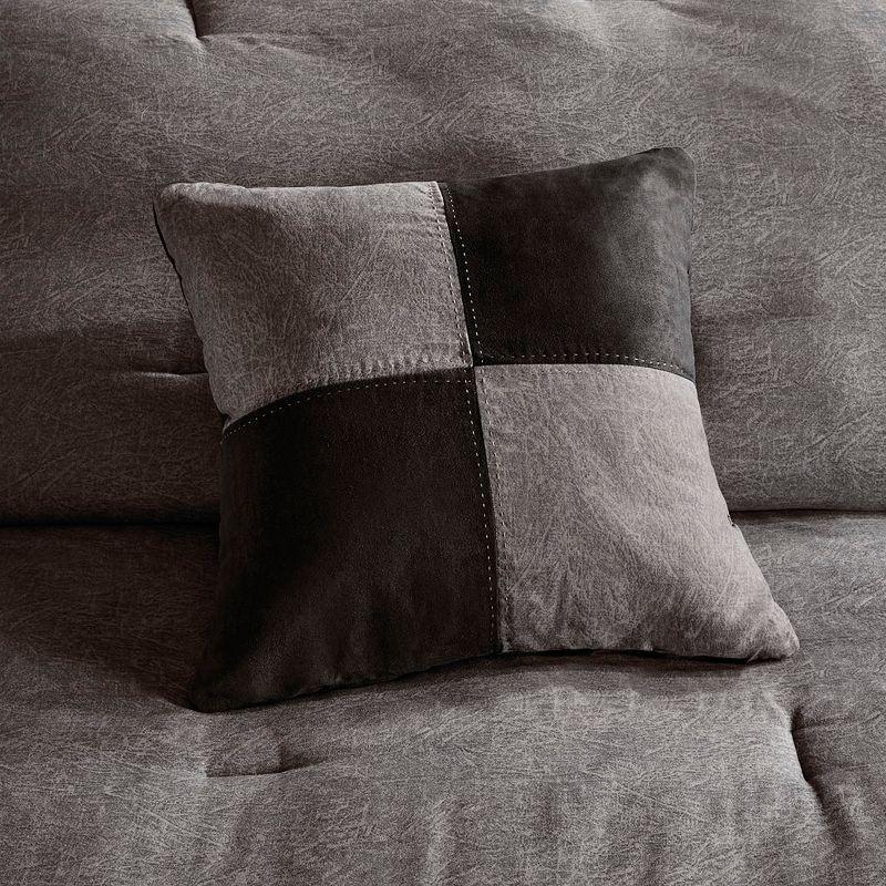 Madison Park Boone 7 Piece Faux Suede Comforter Set