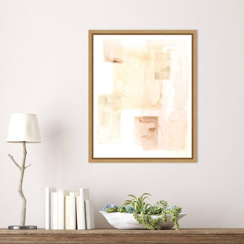 Amanti Art Liquid Chiffon II by June Erica Vess Framed Canvas Wall Art Print