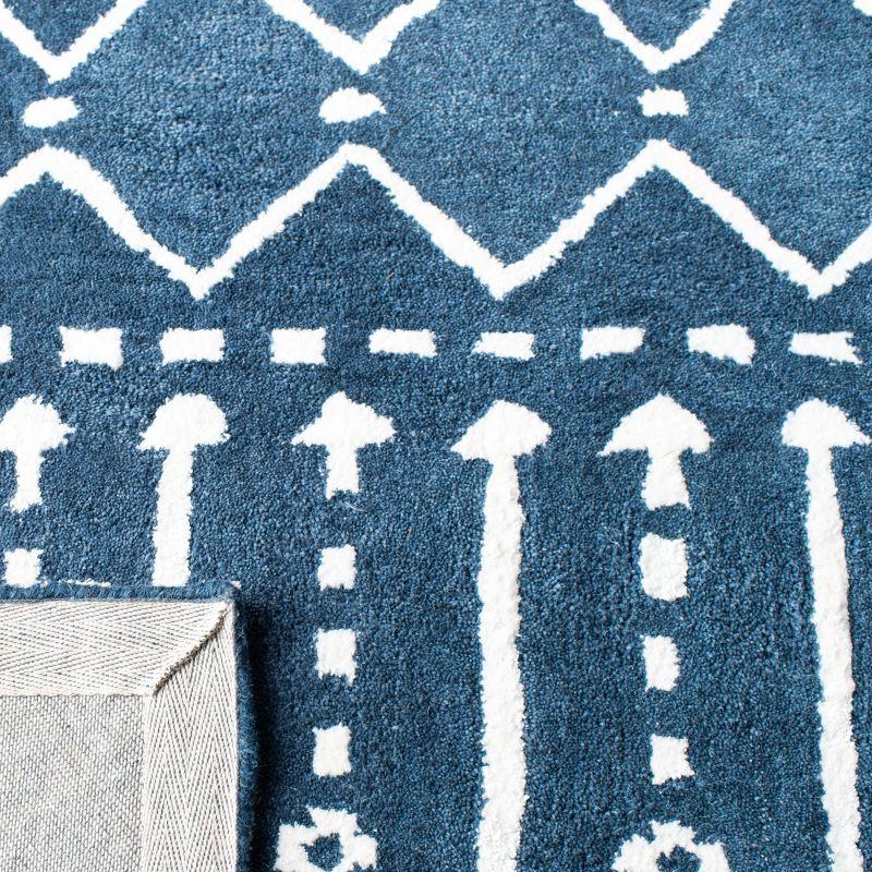 Himalaya HIM903 Handmade Area Rug - 9'x12' - Navy/Ivory - Safavieh