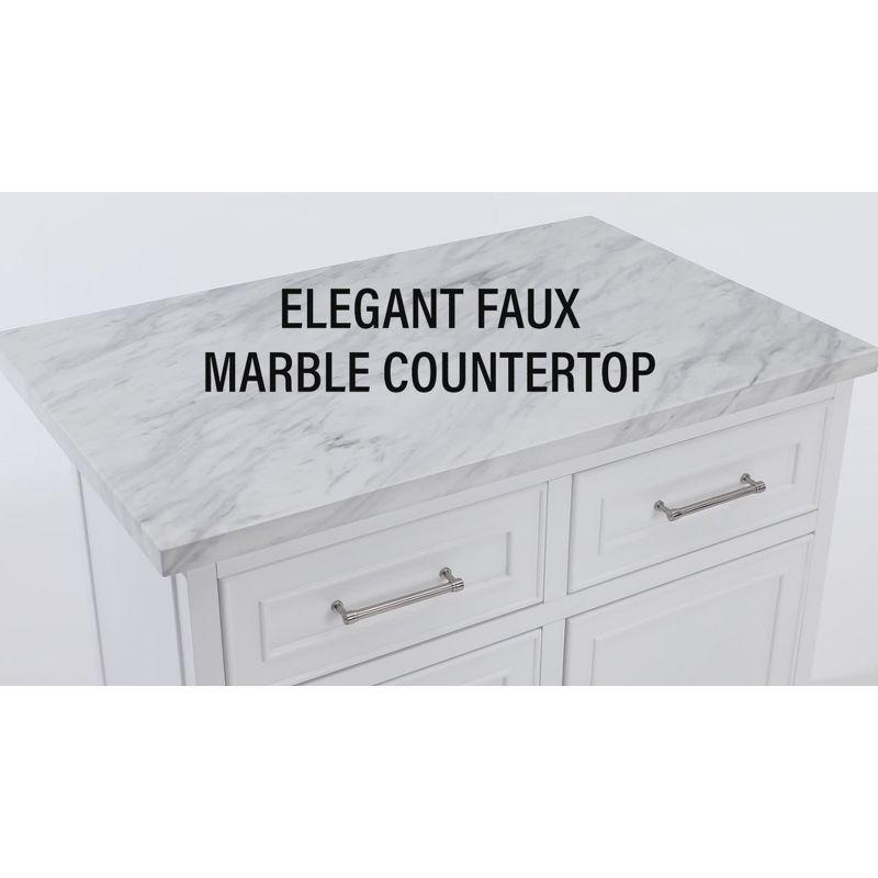 Crosley Cutler Storage Pantry White : Modern Farmhouse Style, 4 Fixed & Adjustable Shelves, MDF Wood Veneer, 65" Height