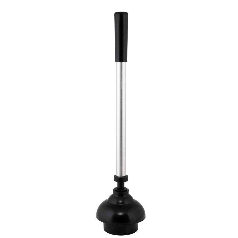 Bath Bliss Bath Bliss 2-In-1 Toilet Brush And Plunger Set In Metal