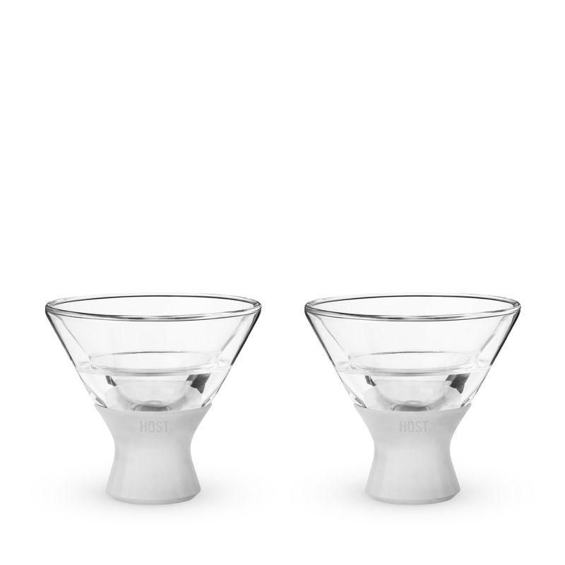 Glass Martini FREEZE Cooling Cup