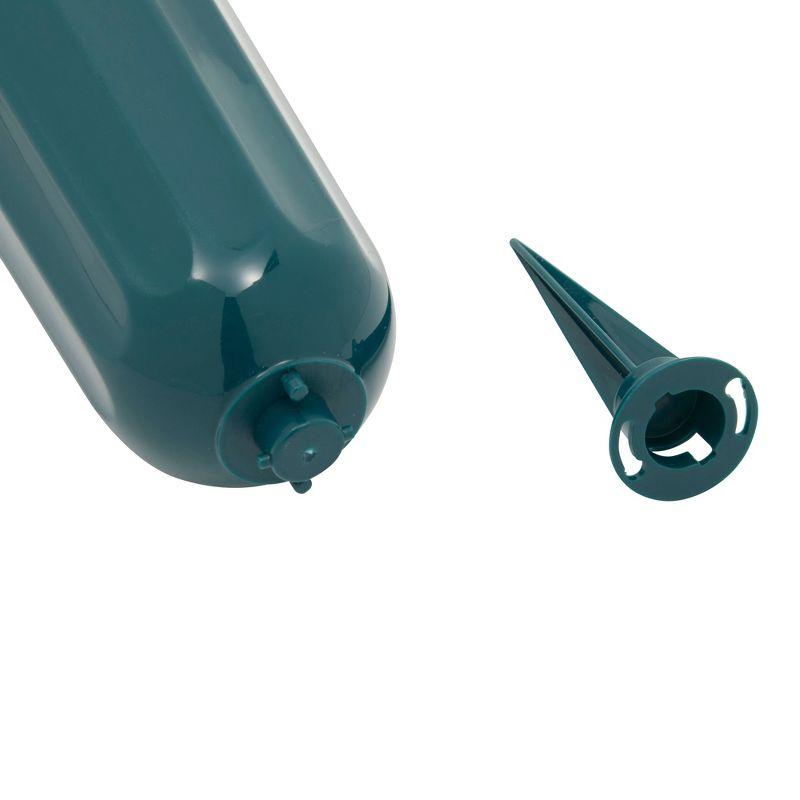 Bright Creations 6 Bundles White Artificial Flowers with 2 Cone Vases, Faux Fake Plant for Cemetery, Outdoor Decor (8.6 x 13 In)