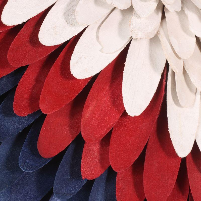 14" Red, White and Blue Bald American Eagle Wall Décor - National Tree Company