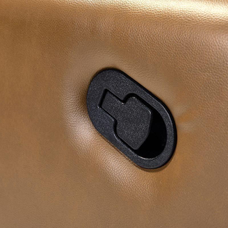 Artful Living Design Víctor Swivel Recliner-Camel