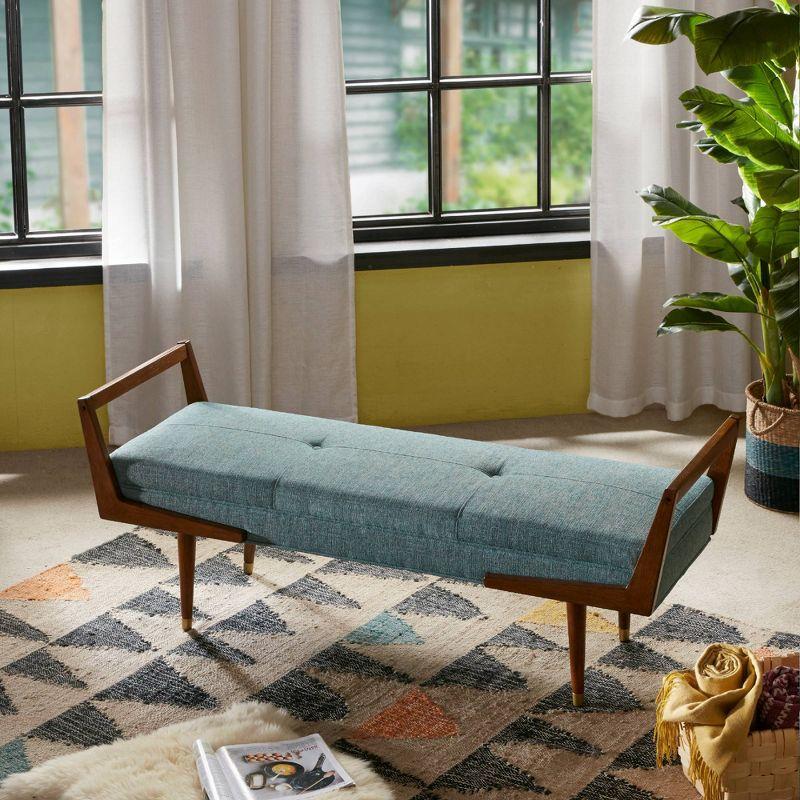 Melbyrn Polyester Upholstered Bench