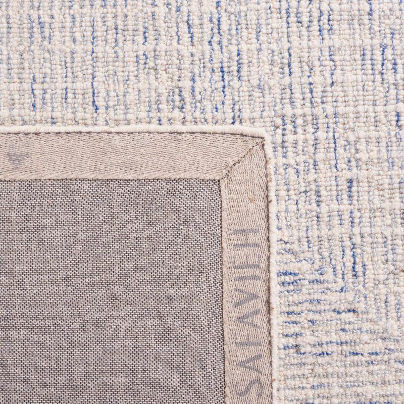 Abstract ABT480 Handmade Indoor Area Rug - Blue/Ivory - 4'x6' - Safavieh