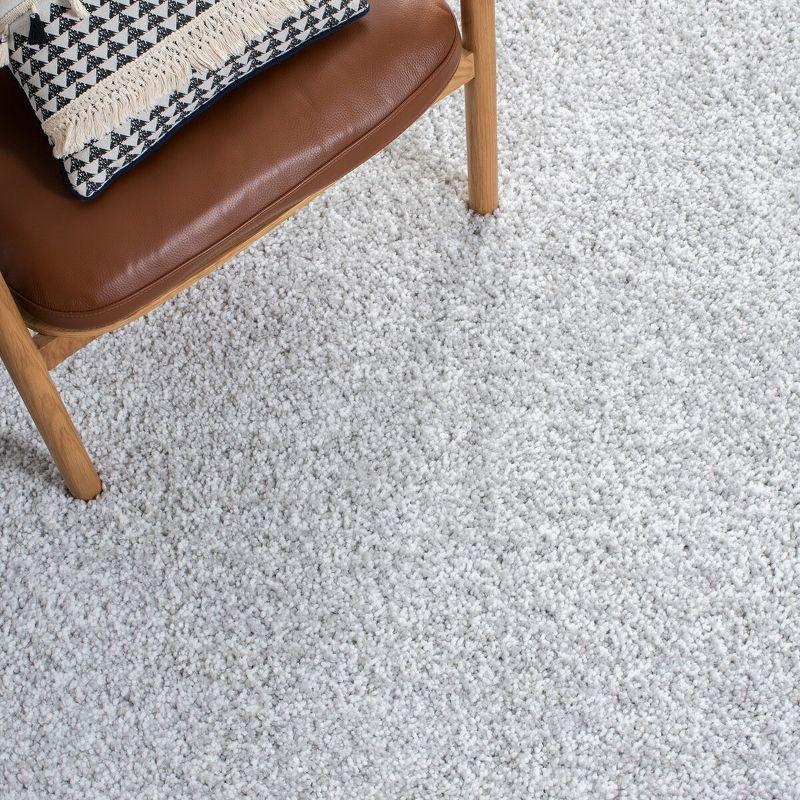 Ultimate Shag SGU211 Hand Tufted Indoor Area Rug - Silver/Ivory - 5'x8' - Safavieh.