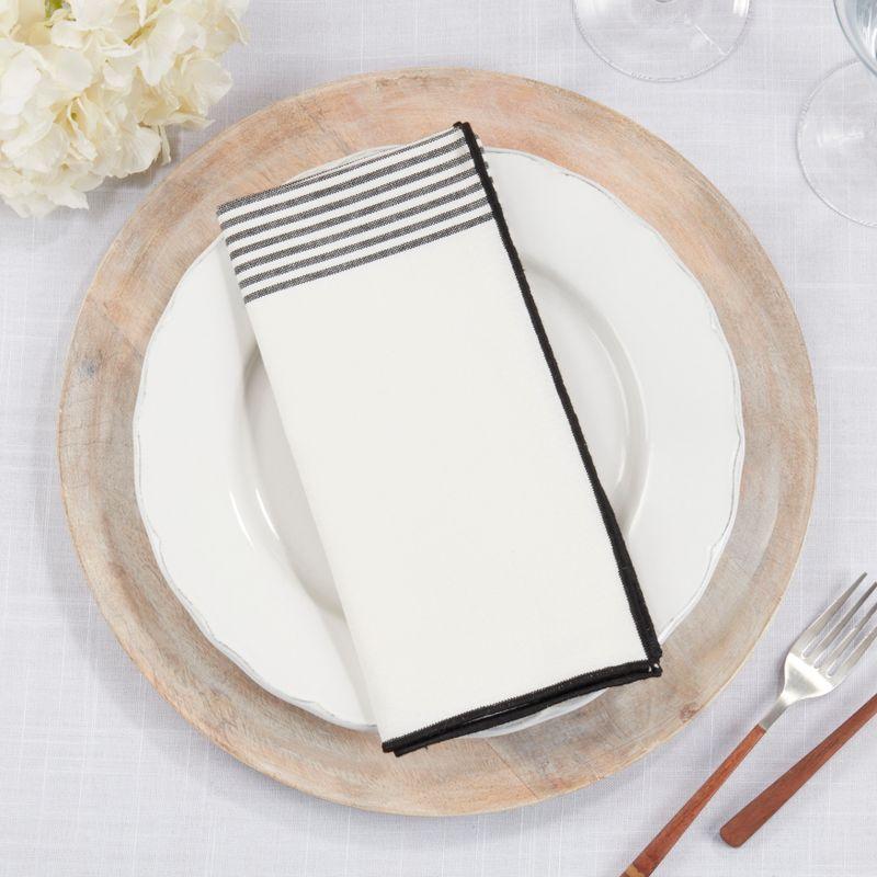 100% Cotton No Pattern Rectangle Napkin (Set of 4)