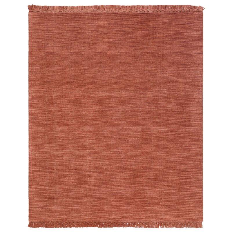 Liska Hand Loomed Red Rug