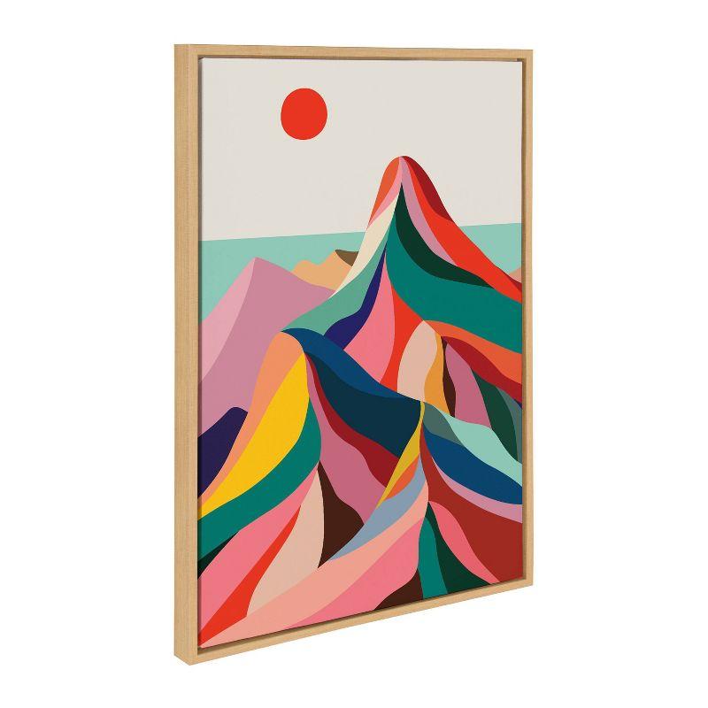 Kate & Laurel All Things Decor: Sylvie MCM Art Set, Rachel Lee, Floating Frame, Home Decor