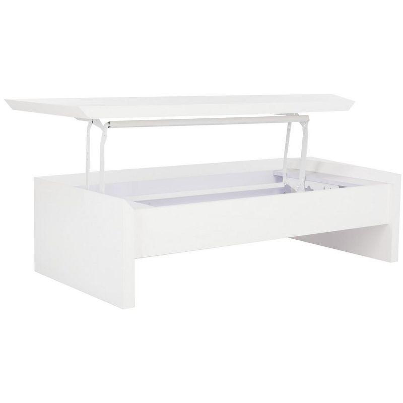 Kinsley Lift-Top Coffee Table - White - Safavieh