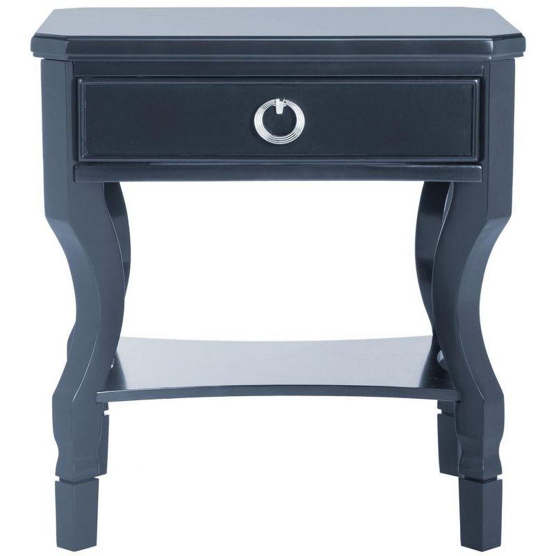 Alaia 1 Drawer Night Stand - Navy - Safavieh