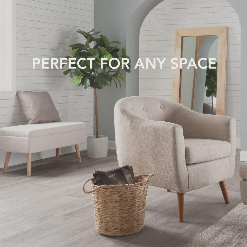 Mercury Row® Beyers Fabric Upholstered Storage Bench