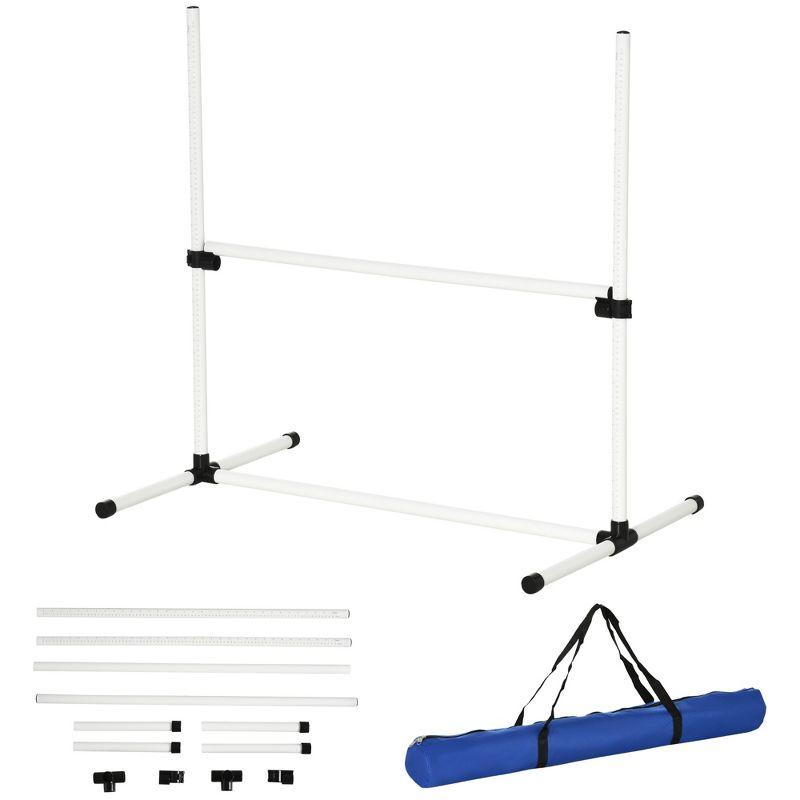 Dog Training Agility Gear Adjustable Jump Bar Pet Exercise Set