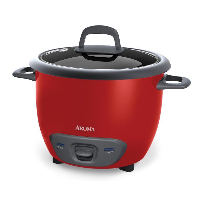 Aroma Aroma 14-Cup Pot Style Rice Cooker and Food Steamer Set