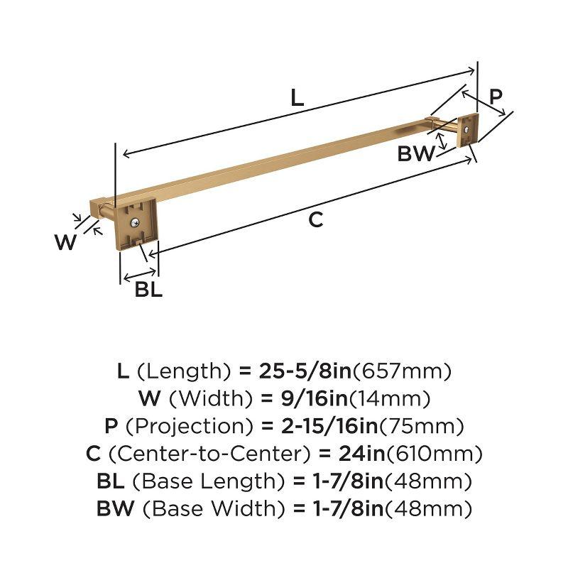 Appoint 25.87" Wall Mounted Towel Bar