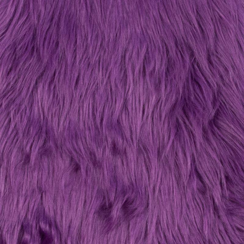 Flash Furniture Shaggy Dog Purple Accent Chair