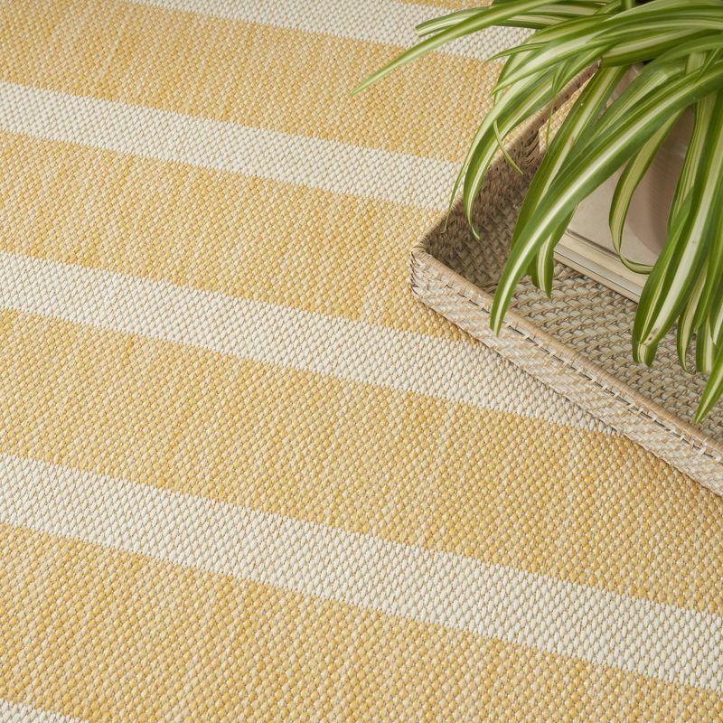 Nourison Positano Modern Stripes Flatweave Outdoor Rug