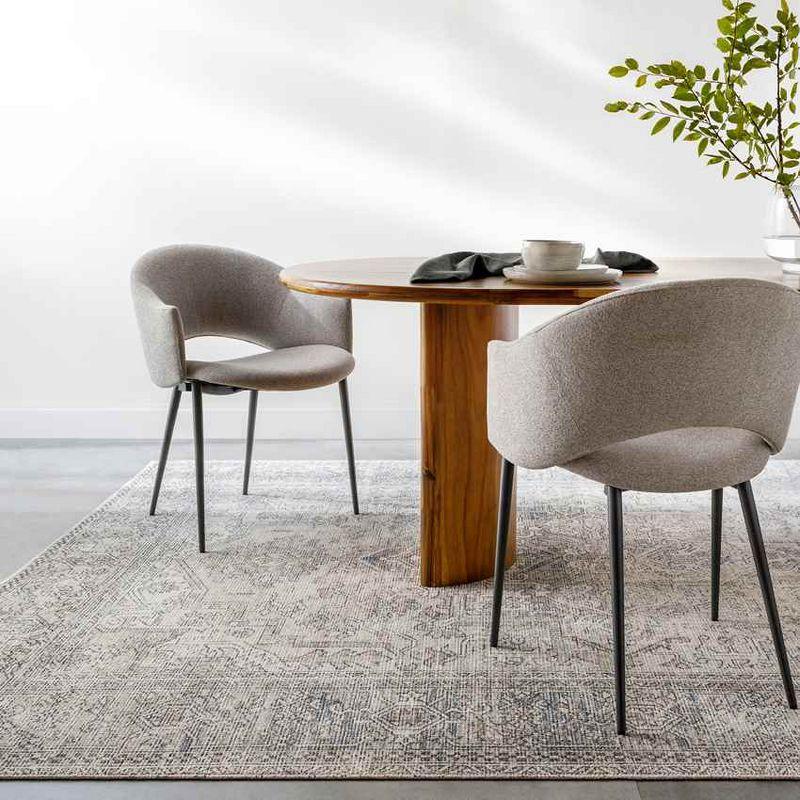 Livabliss Margot 5'3"x7' Rectangle Woven Indoor Area Rugs Navy/Cream