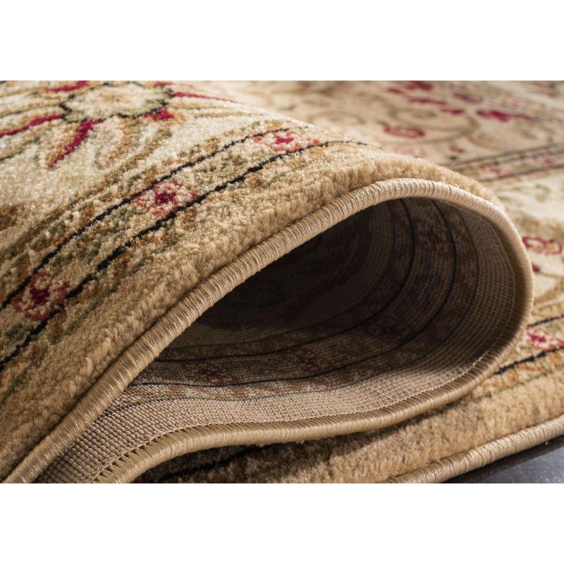 Lyndhurst LNH212 Power Loomed Area Rug - Beige/Ivory - 5'3"x5'3" - Safavieh