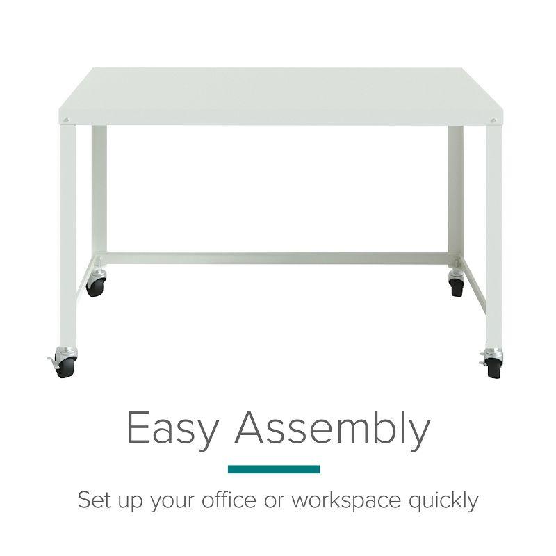 Space Solutions Mobile Desk Steel