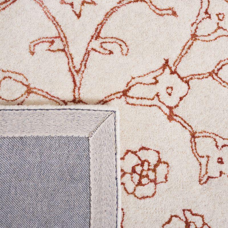 Jardin JAR730 Hand Tufted Area Rug - Ivory/Rust - 3'x5' - Safavieh.
