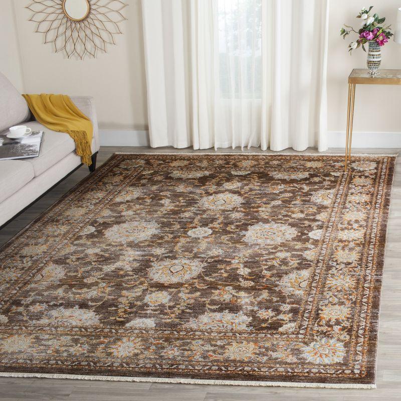 Vintage Persian VTP469 Power Loomed Indoor Accent Rug - Brown/Multi - 3'x5' - Safavieh