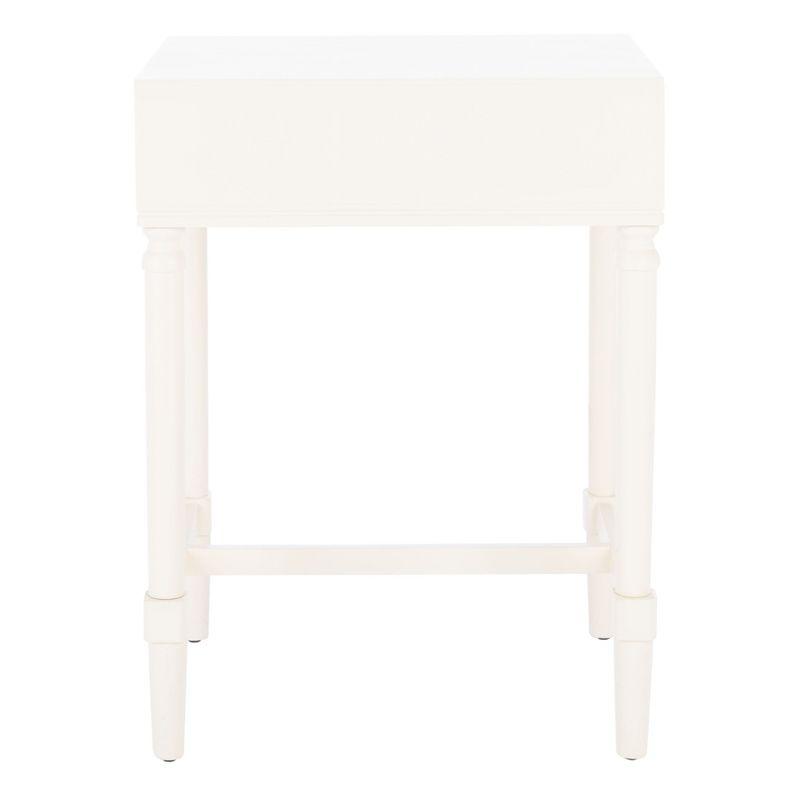 Estella 1 Drawerwith Accent Table - White - Safavieh.