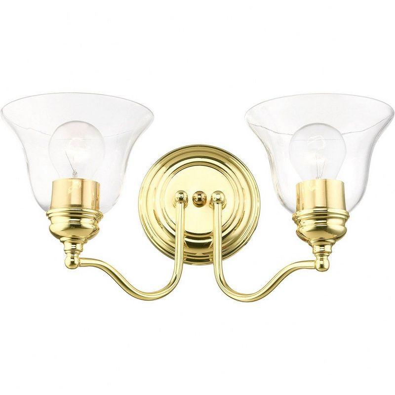 Livex Lighting Moreland 2 - Light Vanity in  Polished Brass