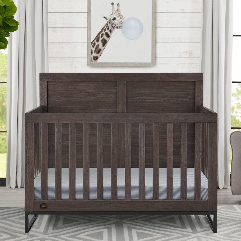 Simmons Kids' Foundry 6-in-1 Convertible Baby Crib