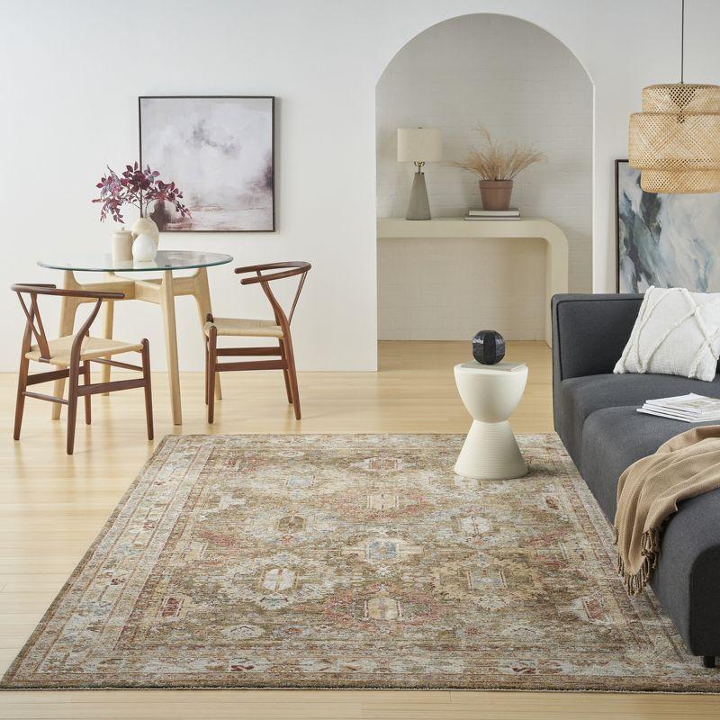 Nourison Petra Oramental Indoor Rug Green 7'10" x 10'4"