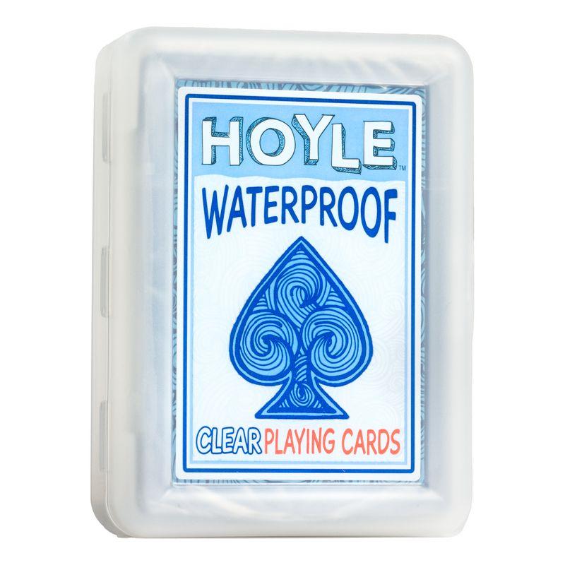 Hoyle Clear Waterproof Plastic Playing Cards for Kids and Adults