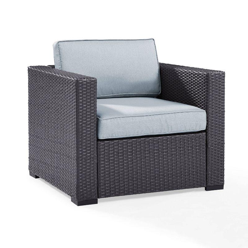 Biscayne Outdoor Wicker Armchair - Mist - Crosley