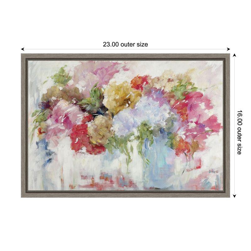 Amanti Art Hope Springs Floral by Mary Parker Buckley Canvas Wall Art Print Framed 23 x 16-in.