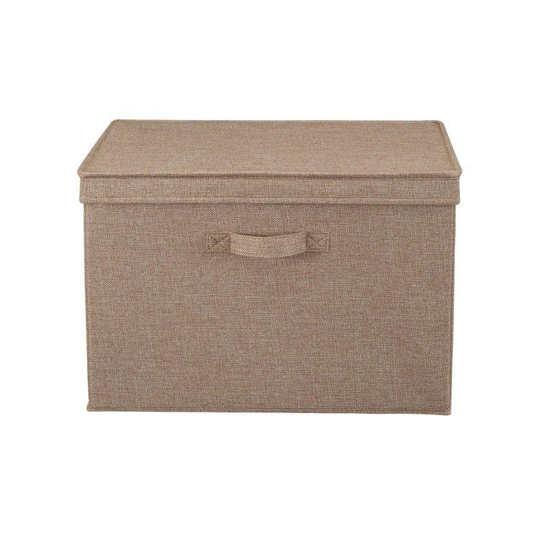 Household Essentials Household Essentials Wide Storage Box Fabric Bin (Set of 2)