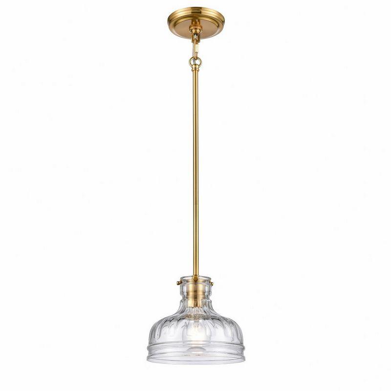 Elk Home Orinoco 1 - Light Pendant in  Satin Brass