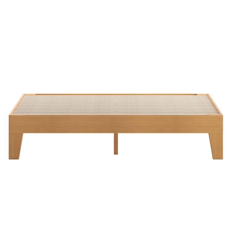 Amalia Solid Wooden Platform Bed with Wooden Support Slats - Taylor & Logan