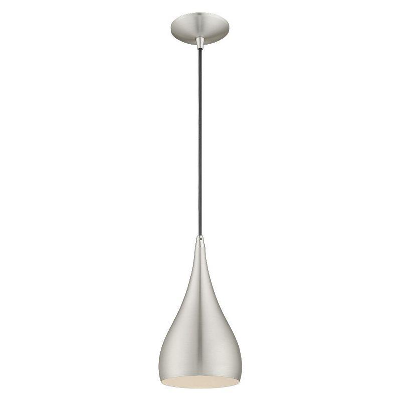 Schultz Single Light Metal Dimmable Pendant