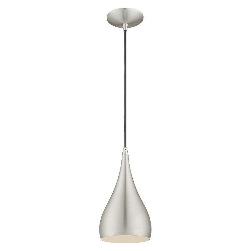 Schultz Single Light Metal Dimmable Pendant