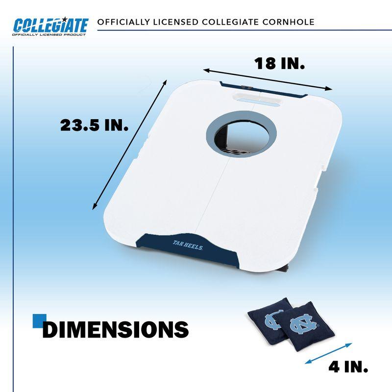 NCAA North Carolina Tar Heels All-Weather Travel Cornhole Set
