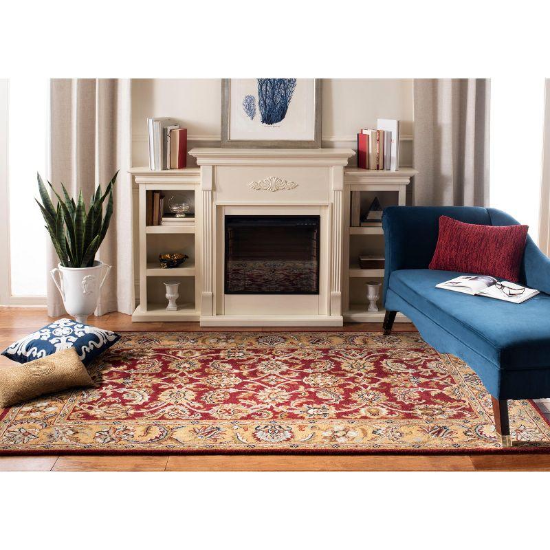 Classic CL758 Hand Tufted Area Rug - Red/Gold - 5'x8' - Safavieh.