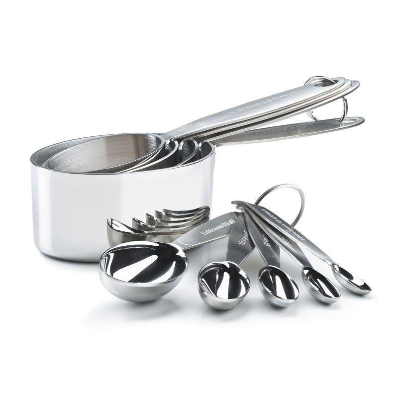 Stainless Steel Measuring Cup and Spoon Set for Dry Spices